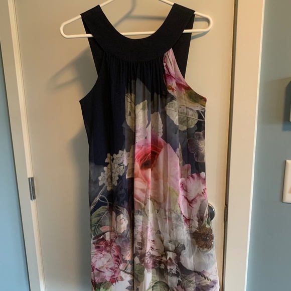 Ted Baker Marindi Peony Swing Dress - Size 1 - Picture 1 of 5
